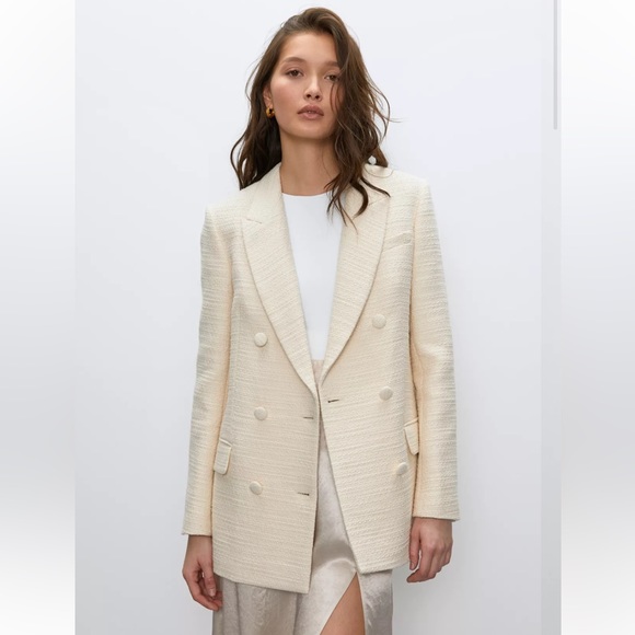 Aritzia Jackets & Blazers - Babaton Samuel Tweed Blazer in Giselle
